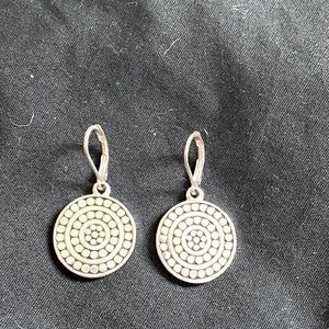 Silver earrings